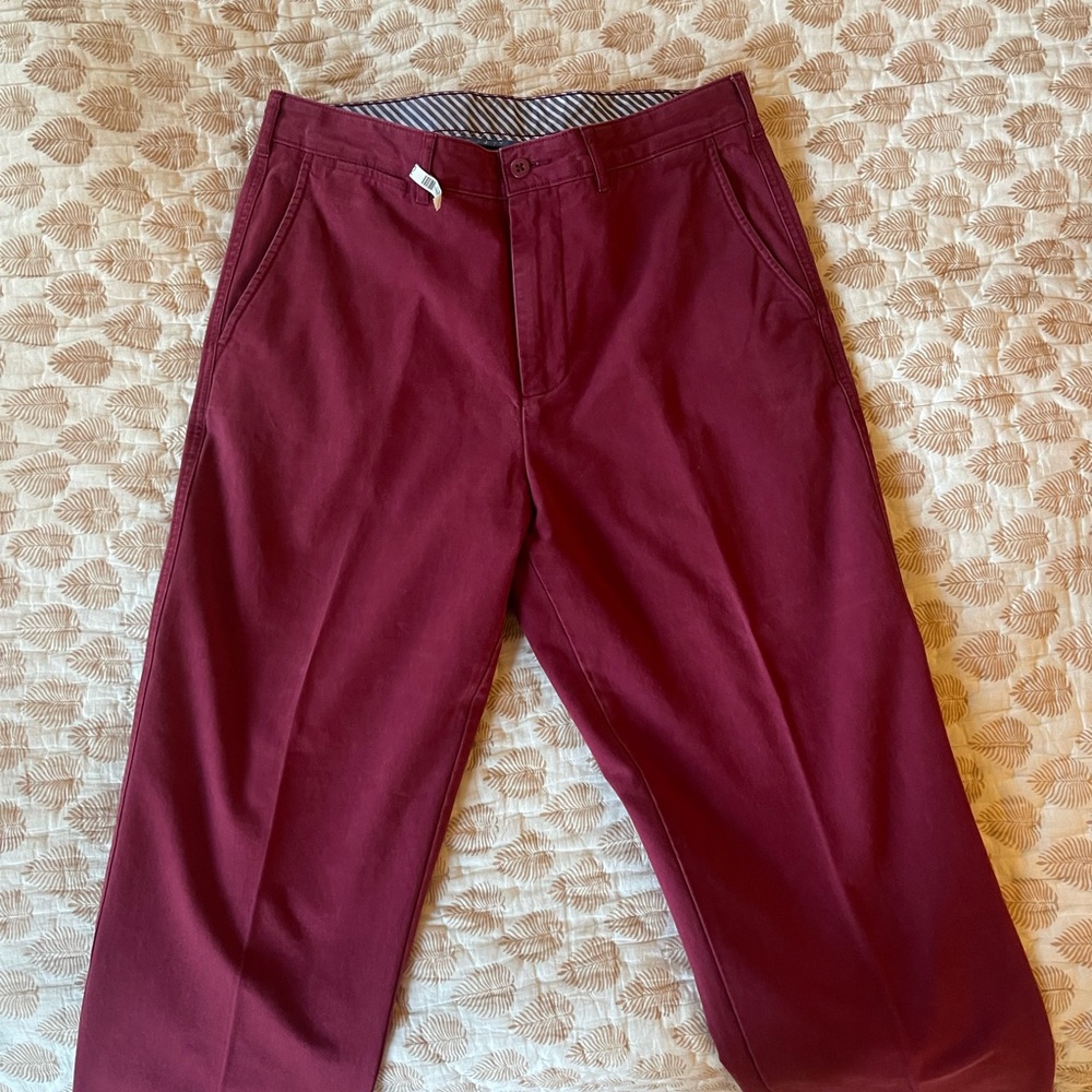 Daniel Cremieux red chinos straight fit W32/L32